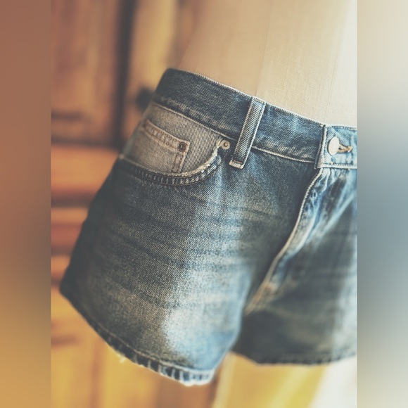 Shorts Denim High Rise Reworked Denim - Picture 6 of 10